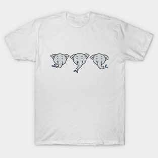 CUTE ANIMAL ELEPHANT WITH NO BACKGROUND VER T-Shirt